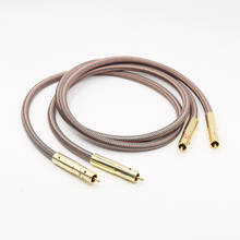 Hifi RCA Cable Accuphase, 40th Anniversary Edition ,RCA Interconnect Audio Cable Gold plated plug 2024 - buy cheap