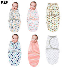 KLV Newborn Baby Swaddle Blanket Soft Warm Wrap Spring Summer Sleepsack Infant Sleeping Bag for 0-2 Month Boys Girls 2024 - buy cheap