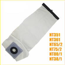 TOP quality Washable Vacuum Cleaner parts For KARCHER VACUUM CLEANER Cloth DUST Filter BAGS NT351 NT361 NT65/2 NT75/2 NT80/1 2024 - buy cheap