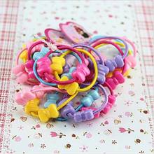 Small Cartoon Bears Flowers Rabbit Star Child Baby Kids Ponytail Holders Hair Accessories For Girl Rubber Band Tie Gum 50pcs/bag 2024 - buy cheap