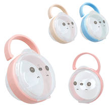 Baby Pacifier Dust Box Infants 1Pc Cute Portable Pacifier Holder Nipple Case Soother Pacifier Storage Box with Hook Plastic Box 2024 - buy cheap