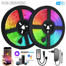 LED Strip Lights WiFi Smart Controller RGB 5050/2835 TV Bedroom Tape 12V Waterproof Decoration Lamp Flexible Diode For Festival 2024 - buy cheap