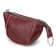 New Arrivals 100% The First Layer Of Cowhide Leather Women Coin Purse Fashion Style Key Wallet For Female Factory Price On Sale 2024 - buy cheap