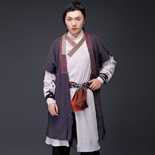 Film television costume the same style of  Korean super star Han Geng  talks about traveling to the West Cotton and hemp martial 2024 - buy cheap