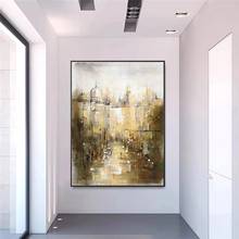 Abstract City Building Canvas Painting Modern Graffiti Art Prints and Posters Wall Art Pictures for Living Room Home Decoration 2024 - buy cheap