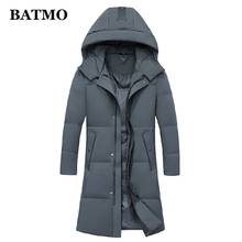 BATMO 2019 new arrival winter 90% white duck down hooded jackets men,men's winter warm hooded jackets,plus-size YR8040 2024 - buy cheap