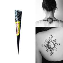 30ml India Black Henna Hannah Waterproof Drawing Natural Herbal Tattoo Cream Body Painting 2024 - buy cheap