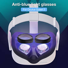 For Oculus Quest 2 VR Anti-Blue Magnetic Eyeglass Frame Quick Disassemble Clip Lens Protection For Oculus Quest 2 Glasses 2024 - buy cheap