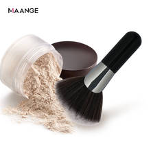 MAANGE Quality 1Pcs Loose Powder Blush Makeup Brush Pro Flat Top Cosmetic Beauty Essential Fan Shape Round Make Up Brush Tools 2024 - buy cheap
