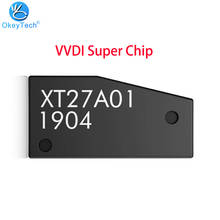 Okeytech-transponder vvdi super chip xt27a01 xt27a66, para mini ferramenta de chave vvdi2, 1 peça 2024 - compre barato