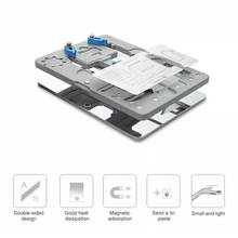 G-LON SS-601K for iPhone X/XS/XSMAX Motherboard BGA Reballing Fixture Duble-sided Magnetic Fixed Tin Kit Middle Layer Holder 2024 - buy cheap