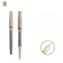 Duke 209 Grey Stainless Steel Fountain Pen Various Color Iridium Medium Nib 0.7mm Gift Pen For Best Stationery 2024 - buy cheap