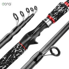 DONQL Telescopic Fishing Rod 1.8 m-2.7 m Carbon Ultra Short Spinning Casting Fishing rod Travel Portable winter Fish Pole Tools 2024 - buy cheap