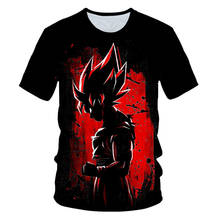 New Fashion Dragon-Ball Z T Shirt Summer Short Sleeve O-neck Tshirt Goku Vegeta Tee For Baby Boys Kids Casual Tops Girls T-shirt