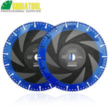 SHDIATOOL  2pcs 230mm Vacuum Brazed Diamond saw Blades for All Purpose For stone iron steel 9" Demolition cutting disc 2024 - buy cheap