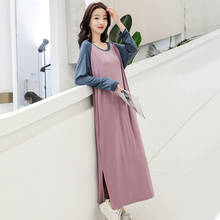 New Ladies Basic Sleep Shirt Sexy Lingerie Round neck Long Nightgown Modal Sleepwear Summer Loose Pregnant Nighty Nightdress 2024 - buy cheap