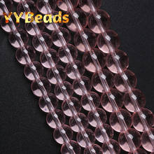 Natural Clear Pink Crystal Glass Beads Round Loose Charm Spacer Beads For Jewelry Making DIY Bracelets Accessories 4 6 8 10mm 2024 - buy cheap