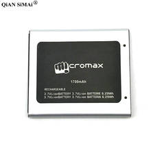 Nueva batería de alta calidad de 1700mAh para Micromax Q335 Teléfono + número de seguimiento 2024 - compra barato