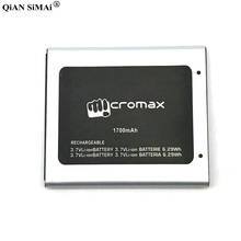 New High Quality 1700mAh battery For Micromax Q335 phone + Tracking Number 2024 - buy cheap