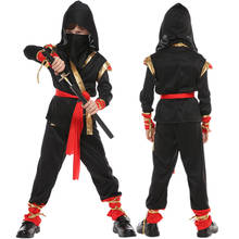 Ninja Costume Children Fancy Party Dress Up Halloween Costume for Kids Ninja Cosplay Assassin Japanese Samurai Clothes Sets 2024 - buy cheap