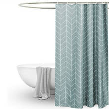 Modern Shower Curtain Geometric Flower Cartoon Shower Curtain Cortina Waterproof Polyester Bathroom 2024 - buy cheap