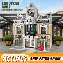 Yeshin cidade streetview série grande emporium construir casamento hall modelo blocos de construção tijolos 10211 brinquedo presente natal 2024 - compre barato