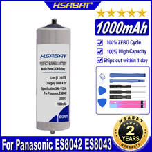 Hsabat-bateria de depilação elétrica es8042, es8043, es8044, es8046, 1000mah, para panasonic es8048, es8075 2024 - compre barato