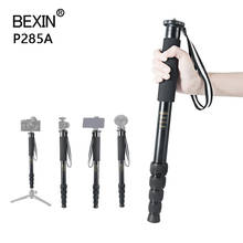 BEXIN travel camera phone support rod Walk stick lightweight portable flexible unipod dslr video camera monopod for Canon Nikon 2024 - buy cheap