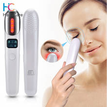 EMS Eye Vibration Massager Eye Face Lifting Beauty Instrument Device Remove Wrinkle Dark Circles Pockets Skin Eye Care Tools 2024 - buy cheap