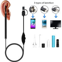 Ear Picker In Ear Cleaning Endoscope Spoon Mini Camera Ear Wax Dirt Removal Visual Ear Mouth Nose Otoscope Android PC 2024 - buy cheap