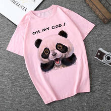 De dibujos animados lindo Panda Kawaii camiseta mujeres 90s Harajuku Ullzang moda mujer camiseta tops estilo coreano camisetas 2020 2024 - compra barato