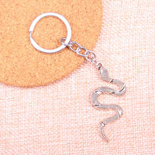 20pcs 53*23mm snake cobra Pendants DIY Men Car Key Chain Ring Holder Keyring Souvenir Jewelry Gift 2024 - buy cheap