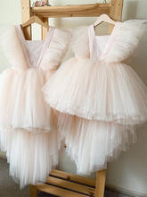 Vestido de princesa infantil, roupas para meninas 2024 - compre barato