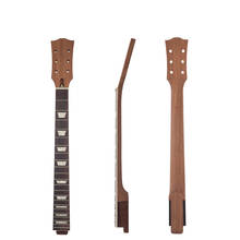 22 Frets Mahogany Guitar Neck Rosewood Fingerboard W/ Sector Binding Inlay Guitar Neck Replacement DIY 2024 - buy cheap
