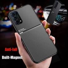 Luxury Silicone Car Magnetic Holder Phone Case For OnePlus7 7T 8T 8 Pro For OnePlus Nord Leather Protection Cover 2024 - buy cheap