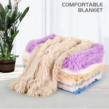 Pet Dog Blanket Soft Long Fleece Fabric Warm Sleeping Mat Cat Cushion Comfortable Mattress For Small Medium Large Dogs 2024 - buy cheap