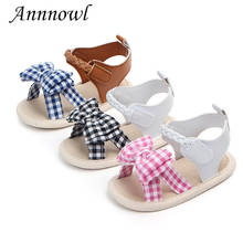 Infant Baby Summer Shoes Toddler Leather Sandales for Girls Soft Sole Cute Bowknot Princess Sandalen Newborn Footwear 1 Year Old 2024 - buy cheap