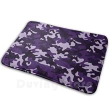 Purple & Black Camouflage Pattern Mat Rug Carpet Anti-Slip Floor Mats Bedroom Camouflage Pattern Camo Camoflage Camouflage Army 2024 - buy cheap