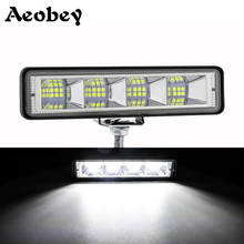 Светодиодный светильник Aeobey, 72 Вт, прожектор, белый, для вождения, аварийный, для автомобиля, для ремонта автомобиля, для внедорожника, лодки, портативный модифицированный светильник, аксессуары 2024 - купить недорого