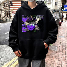 Jujutsu-Sudadera con capucha y estampado de cómics para hombre, ropa de calle informal estilo Harajuku, Unisex, de Gojo Satoru, Invierno 2024 - compra barato