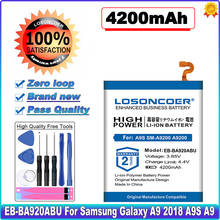 LOSONCOER EB-BA920ABU 4200mAh Phone Battery For Samsung Galaxy A9 2018 A9200 A9S A9 Star Pro SM-A920F High Capacity Batteries 2024 - buy cheap