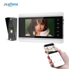 Jeatone-sistema de intercomunicación inalámbrico con Wifi, 7 pulgadas, cámara de teléfono de puerta a prueba de agua 720P, compatible con grabación/timbre instantáneo 2024 - compra barato