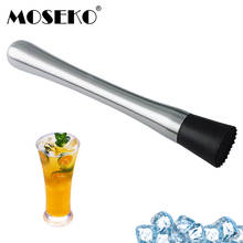 MOSEKO Stainless Steel Bar Cocktail Mint Muddler DIY Drink Fruit Crushed Ice Cocktail Mixer Muddler Bartenders Barware Bar Tools 2024 - buy cheap