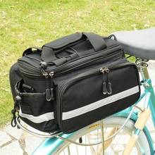 Bike Cycling Storage Pannier Strap on Bicycle Rear Seat Rack Saddle Bag Handbag 2024 - buy cheap