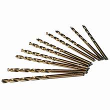 10PCS/set HSS M35 Co5% steel made 9/64" stainless steel Drilling Twist Drill Bit Straight Shank specially for stainless steel 2024 - buy cheap