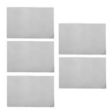 5x Heat Shrinkable Shrink Paper Film Sheets DIY Key ring Charms Rough Polish 2024 - buy cheap