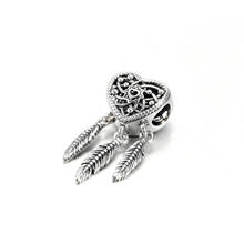 925 sterling silver pendant dream catcher charm fit original pandora bracelet beads silver accessories jewelry for women making 2024 - buy cheap