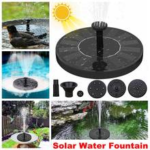 Пруд для фонтанов на солнечной батарее, водопад, фонтан для украшения сада, ванна для птиц, фонтан на солнечной батарее, плавающая вода 2024 - купить недорого