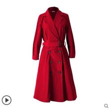 Jaqueta elástica para mulheres, roupa corta-vento para mulheres, primavera-verão, nova moda coreana, vestido vermelho 2024 - compre barato