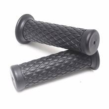 Motorcycle 7/8" 22mm Rubber Handlebar Hand Grip Bar End For Honda Kawasaki Yamaha KTN Suzuki  Cafe Racer Old School Bobber 2024 - buy cheap